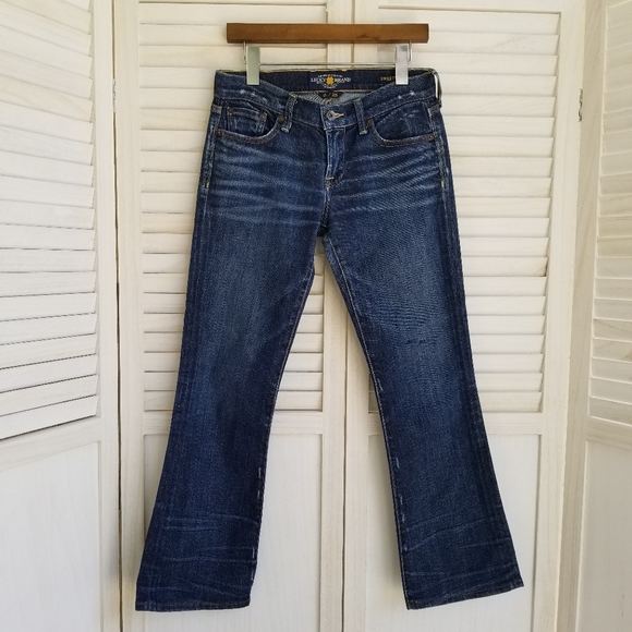 Lucky Brand Sweet N Low Boot Cut Jeans Size 25 New - Picture 1 of 13